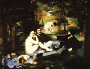 Edouard Manet dejeuner sur l'herbe(the Picnic oil